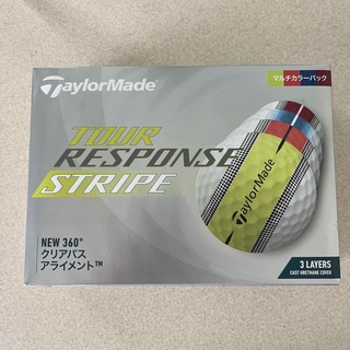 テーラーメイド(TaylorMade)の新品！　テーラーメイド TOUR RESPONSE STRIPE ゴルフボール(その他)