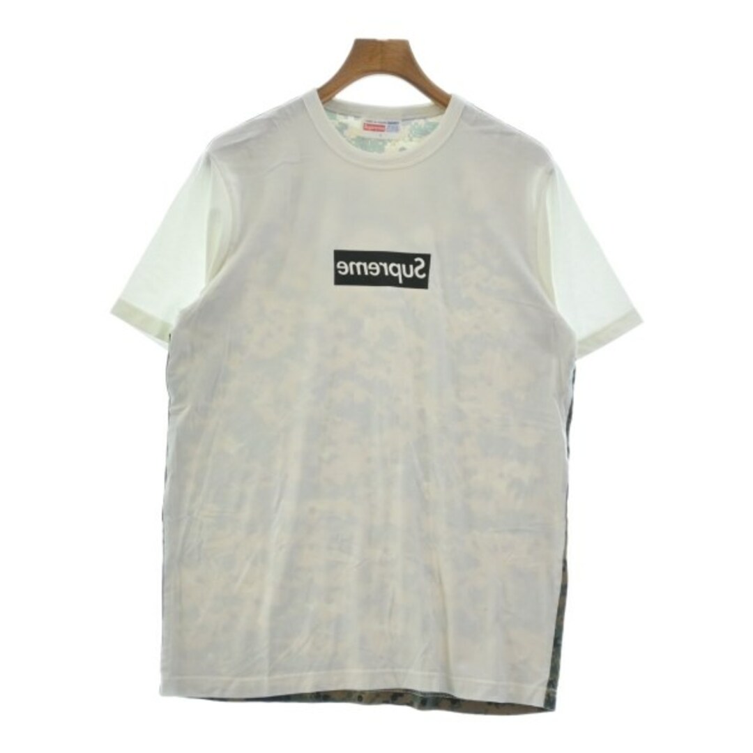 Supreme シュプリーム Tシャツ・カットソー L 白x茶等半袖柄