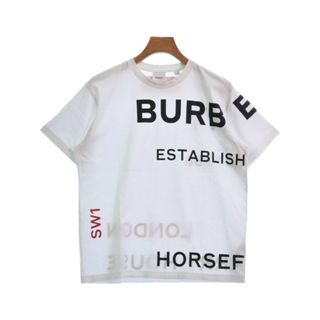 バーバリー(BURBERRY)のBURBERRY バーバリー Tシャツ・カットソー XS 白 【古着】【中古】(Tシャツ/カットソー(半袖/袖なし))