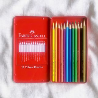 ファーバーカステル(FABER-CASTELL)の【ファーバーカステル】FABER-CASTELL色鉛筆12色TFC-CP/12C(色鉛筆)