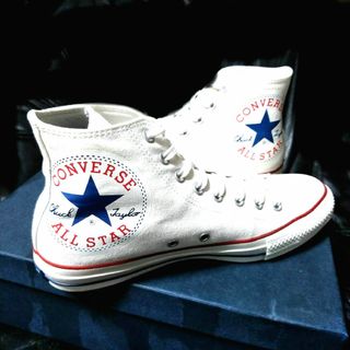 コンバース(CONVERSE)のALL STAR 100 HUGEPATCH HI WHITE CANVAS(スニーカー)