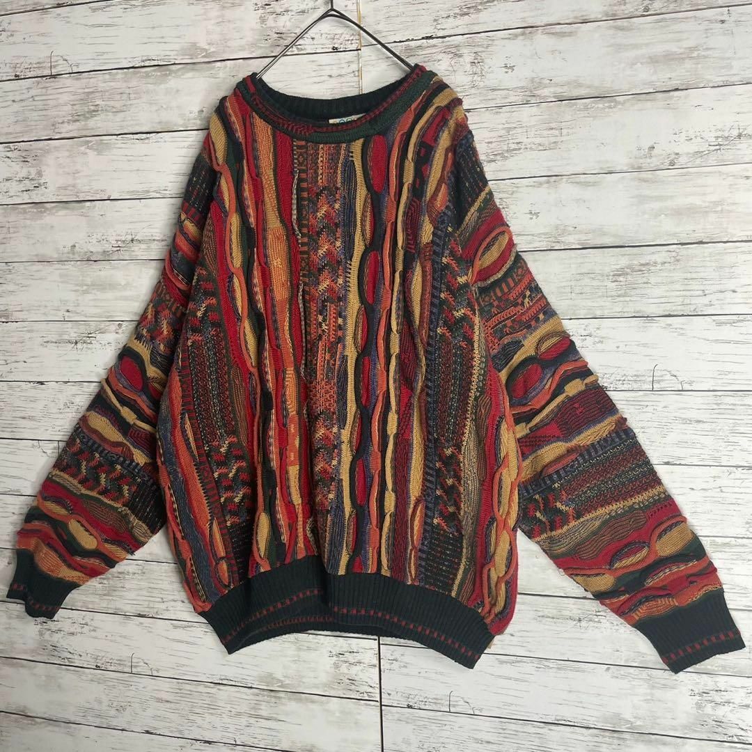 COOGI(クージー)の【幻の1点モノ】coogi クージー 立体 編込み 3Dニット 即完売 メンズのトップス(ニット/セーター)の商品写真