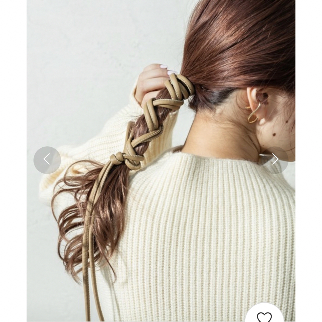 mystic(ミスティック)のmystic ロープベルト　ヘアアクセ レディースのファッション小物(ベルト)の商品写真