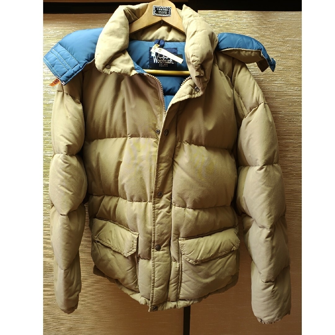 WOOLRICH(ウールリッチ)のウールリッチ 2点セット（ベージュ×ネイビー）ダウンジャケット　XL L メンズのジャケット/アウター(ダウンジャケット)の商品写真