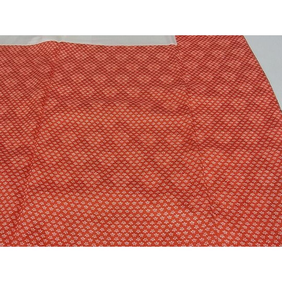 平和屋-こころ店■上質な小紋 花菱文 着丈156cm 裄丈63cm 正絹 逸品 B-wt9620