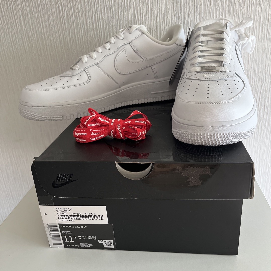 スニーカーSupreme × Nike Air Force 1 Low "White"