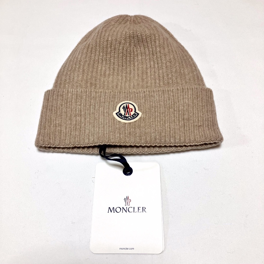 Hiro1313モンクレール新品 MONCLER 22aw ニットキャップ ベージュ 4465