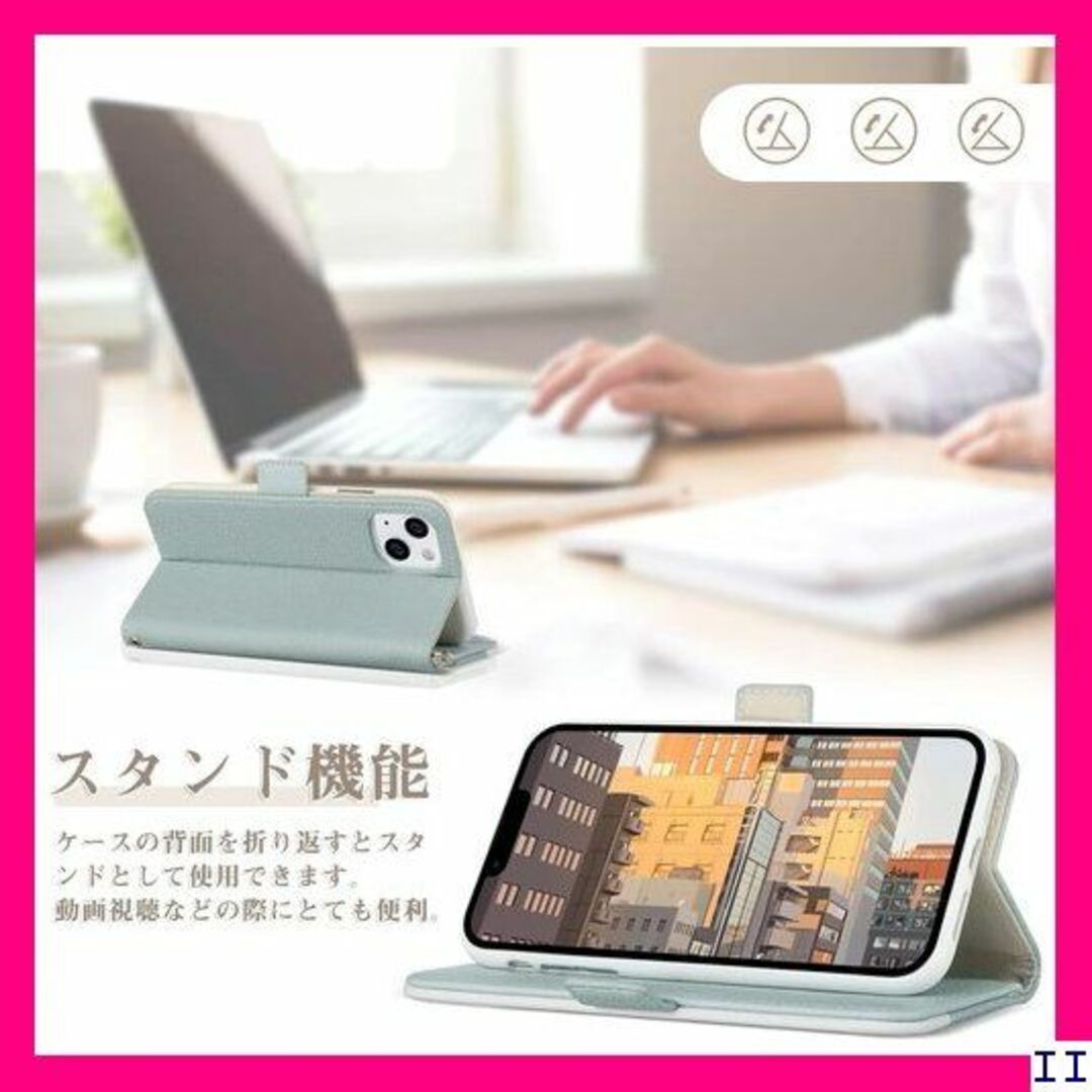 【色: コーラルピンク】Chillchi iPhone14 ケース 手帳型 ショ