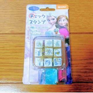 アナと雪の女王 チェックスタンプ CK9-032 新品未開封品(印鑑/スタンプ/朱肉)