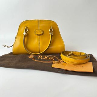 トッズ(TOD'S)の美品 トッズ TOD'S 2way ミニ ショルダー ハンドバッグ(ショルダーバッグ)