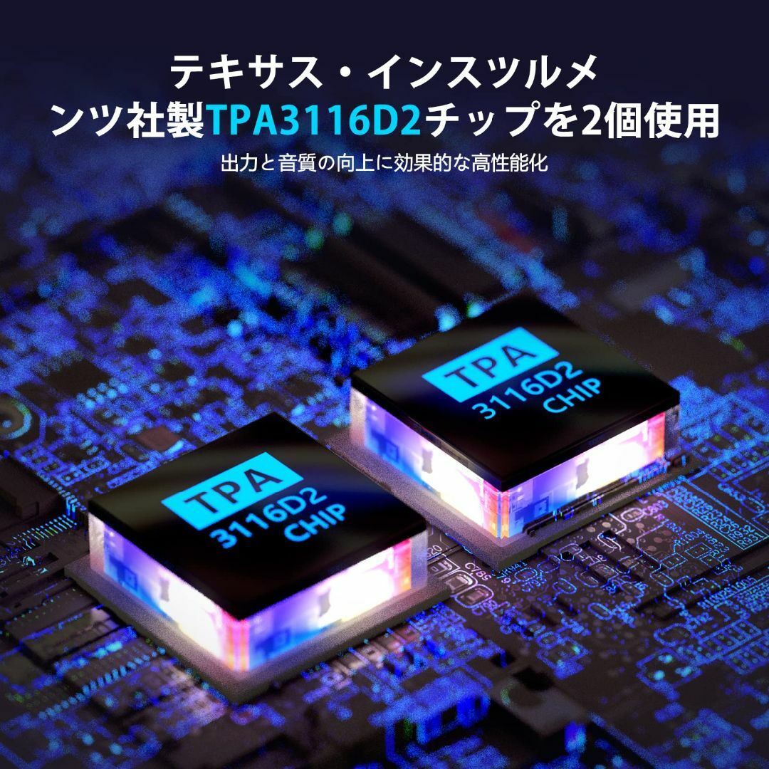 Fosi Audio BT30D Bluetooth5.0アンプ パワーアンプ