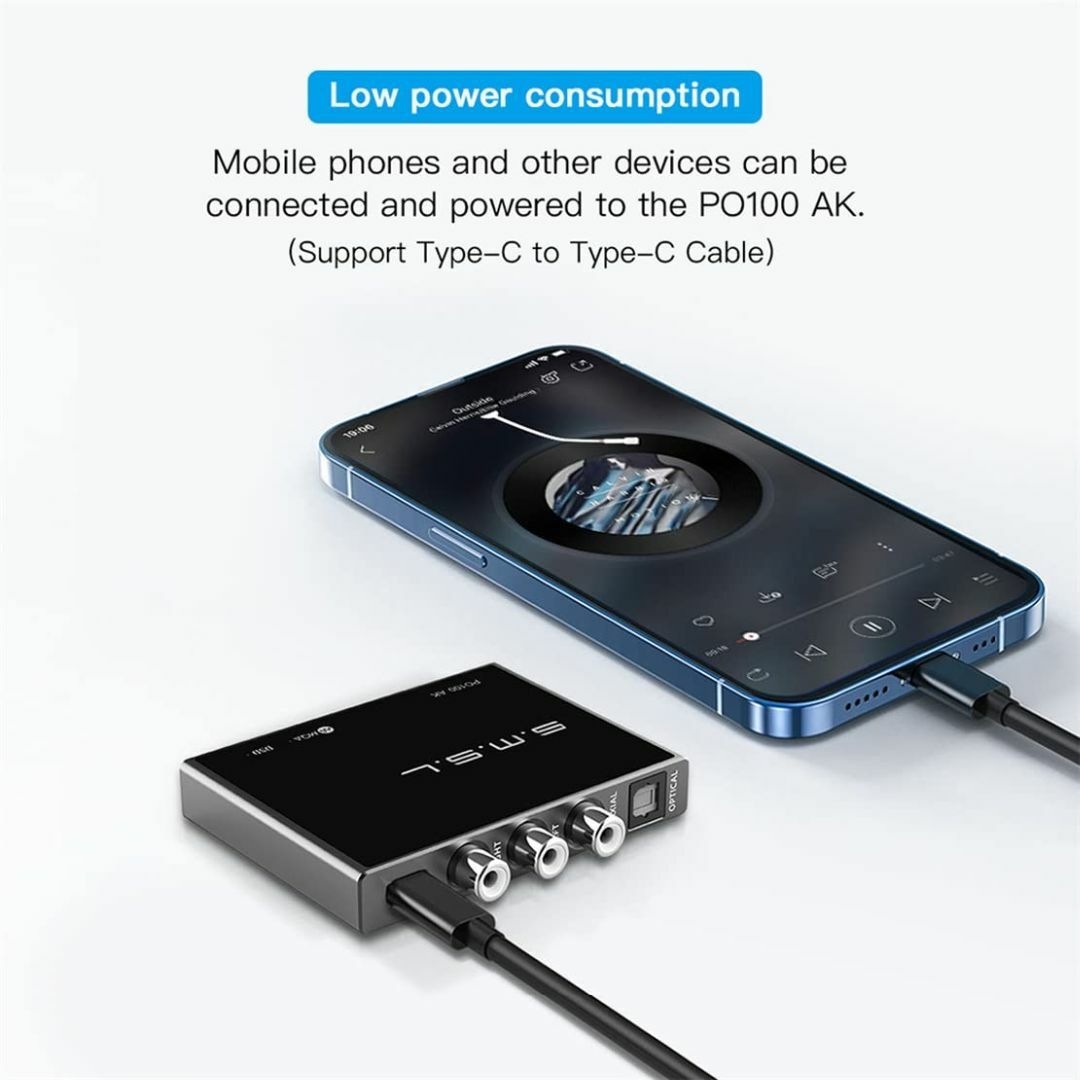 SMSL PO100AK MQA USBデジタルインターフェース USB DAC