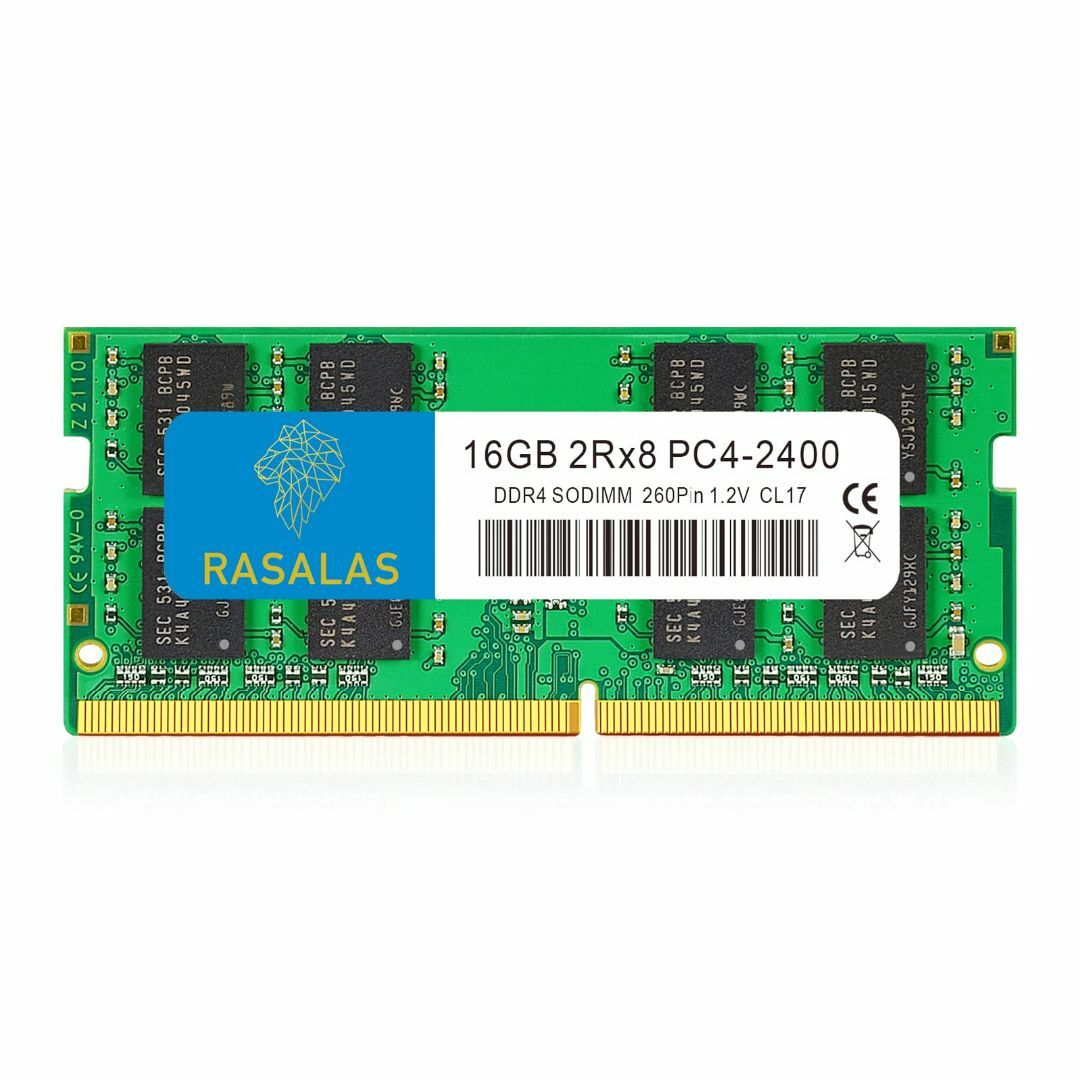 ノートPC用メモリ16GB DDR4-2400 PC4-19200 260Pinスマホ/家電/カメラ