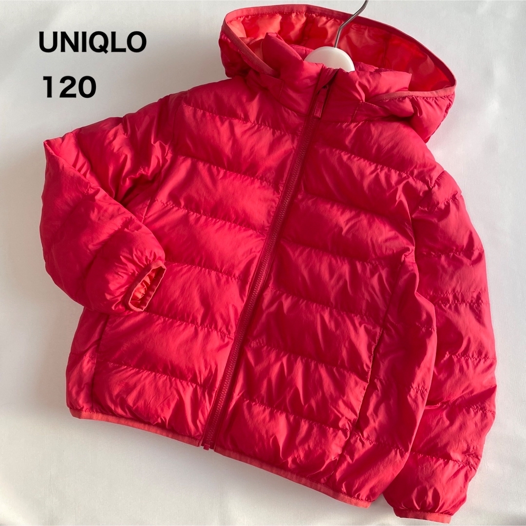 UNIQLO(ユニクロ)のユニクロ パフテックウォッシャブルパーカ ウォームパデット 120 キッズ/ベビー/マタニティのキッズ服女の子用(90cm~)(ジャケット/上着)の商品写真