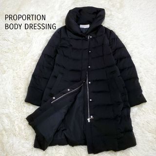 PROPOTION BODY DRESSING ビジューベルトダウン ネイビー