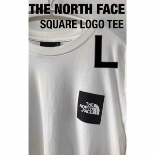 ザノースフェイス(THE NORTH FACE)の★THE NORTH FACE ★ロングスリーブ　スクエアロゴティー  白/Ｌ(スウェット)