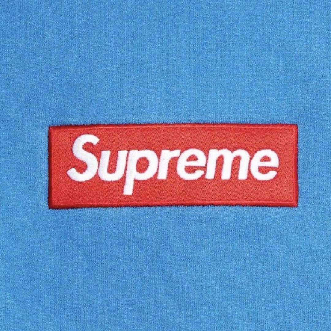 【M】Box Logo Crewneck Blue