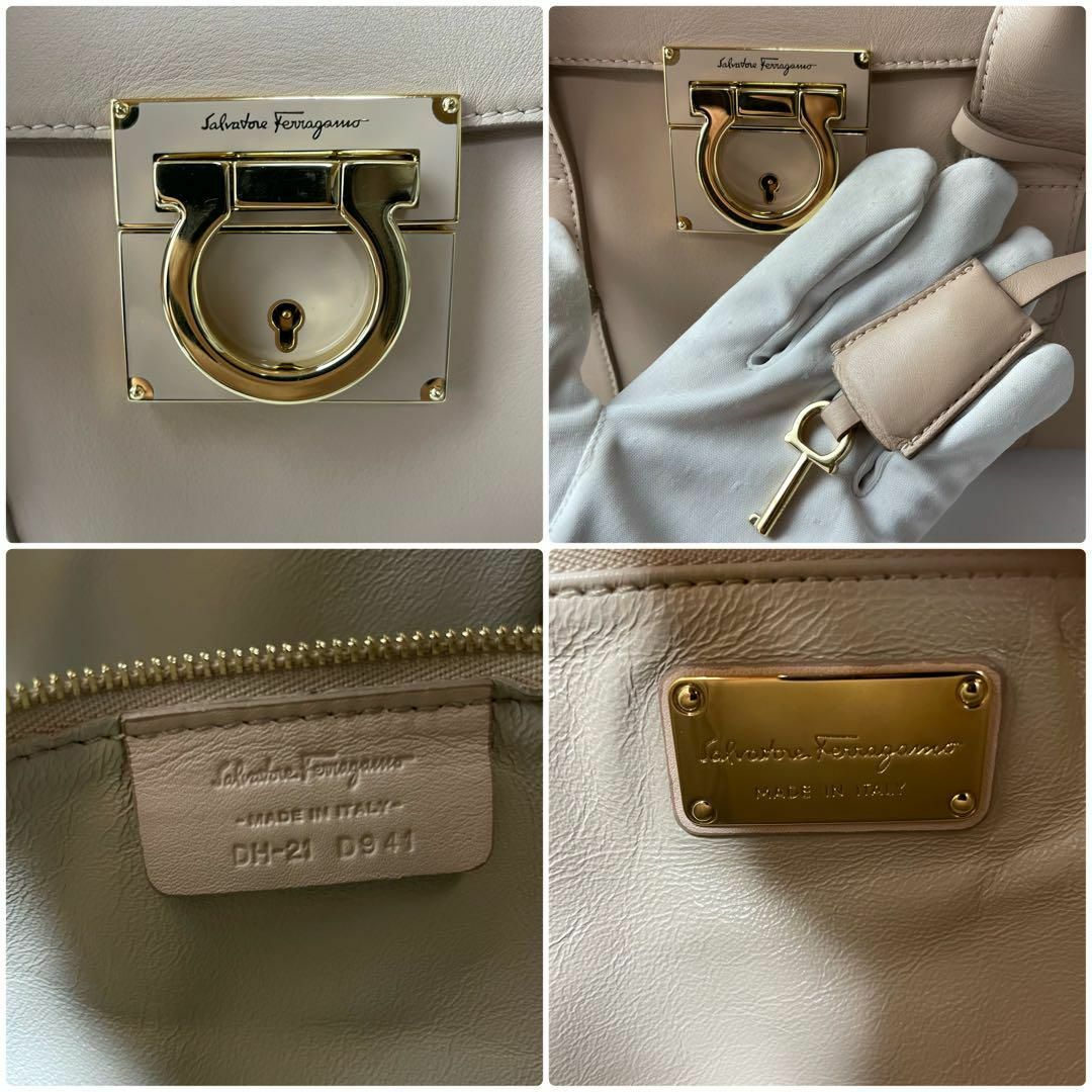 Salvatore Ferragamo(サルヴァトーレフェラガモ)の美品 フェラガモ Ferragamo 2way ショルダー ハンドバッグ レディースのバッグ(ショルダーバッグ)の商品写真