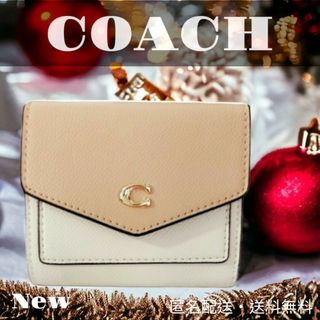 新品 未使用❤️COACH コーチ CC920 ハッピー ドッグ 二つ折りミニ財布