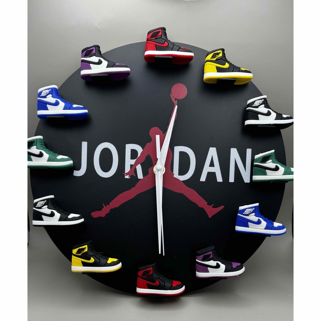 掛時計/柱時計新品⭐️jordan 掛け時計