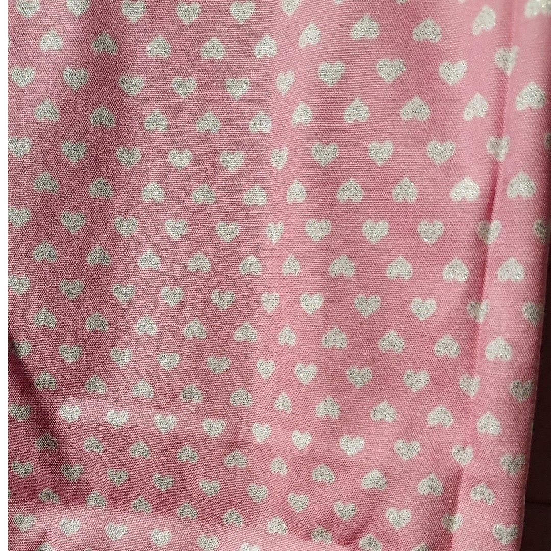 生地　ハート　ピンク ハンドメイドの素材/材料(生地/糸)の商品写真
