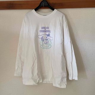 ジーユー(GU)のGU anna sui シナモロール 長袖Tシャツ(キャラクターグッズ)