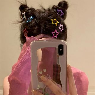 新品　ヘアピン　ヘアクリップ　星　韓国ファッション　レディースヘアアクセサリー(ヘアピン)