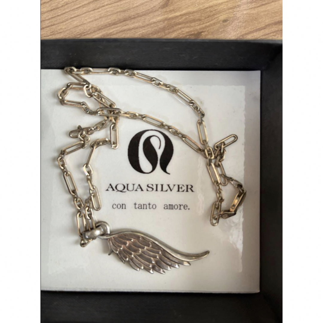 AQUA SILVER(アクアシルバー)の翼のネックレス メンズのアクセサリー(ネックレス)の商品写真
