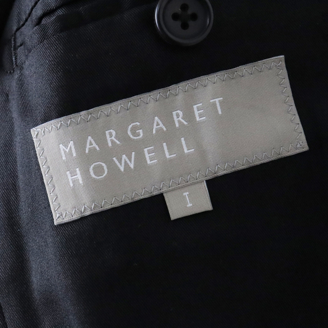 MARGARET HOWELL(マーガレットハウエル)のマーガレットハウエル MARGARET HOWELL リネン1Bテーラードジャケット 1/ブラック アウター【2400013585736】 レディースのジャケット/アウター(テーラードジャケット)の商品写真