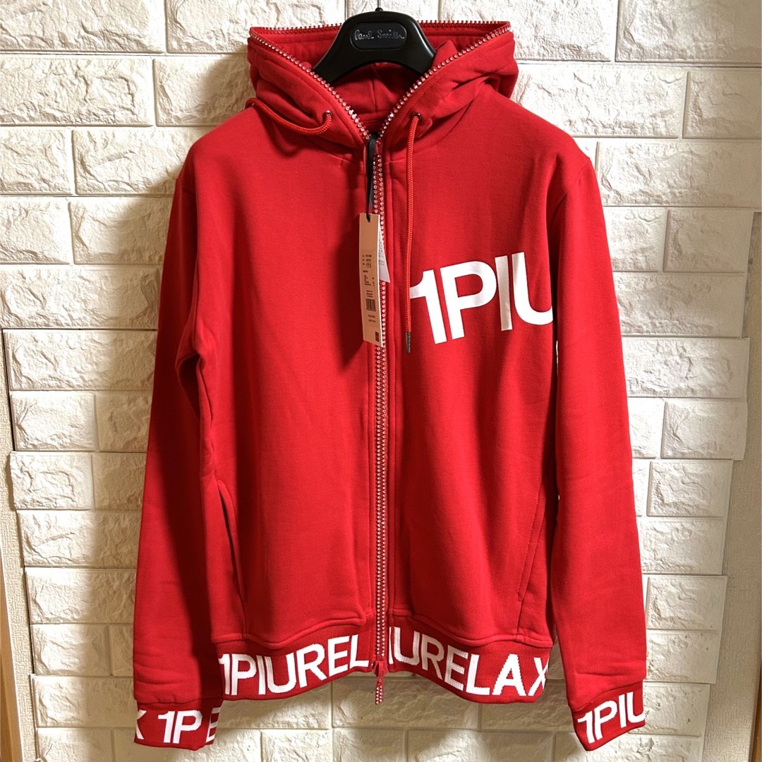 【新品】1PIU1UGUALE3 RELAX／ジップアップ フーディーパーカーL