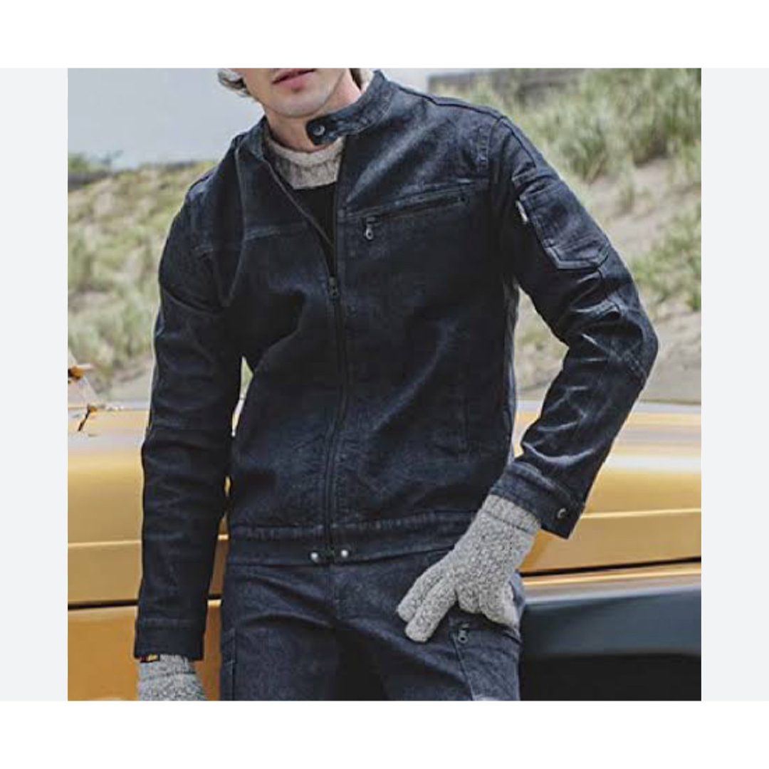 限定モデル スコットインクコーデュラデニムジャケット Mブルー Lサイズ メンズのジャケット/アウター(Gジャン/デニムジャケット)の商品写真