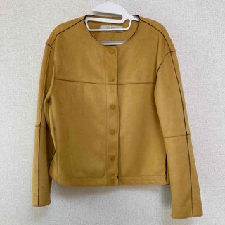 ザラ(ZARA)のZARA ノーカラージャケット(ノーカラージャケット)