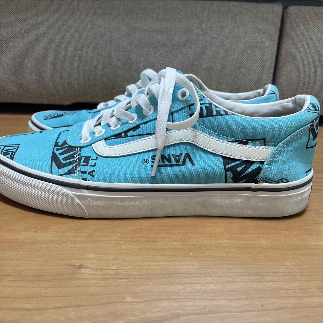 VANS(ヴァンズ)のバンズ　スニーカー　オールドスクール　ロゴ　ブルー　青　メンズ メンズの靴/シューズ(スニーカー)の商品写真