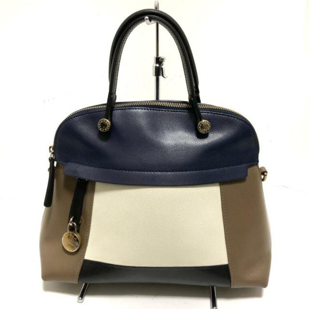 美品 フルラ FURLA ハンドバッグ パイパー レザー 01-21112936