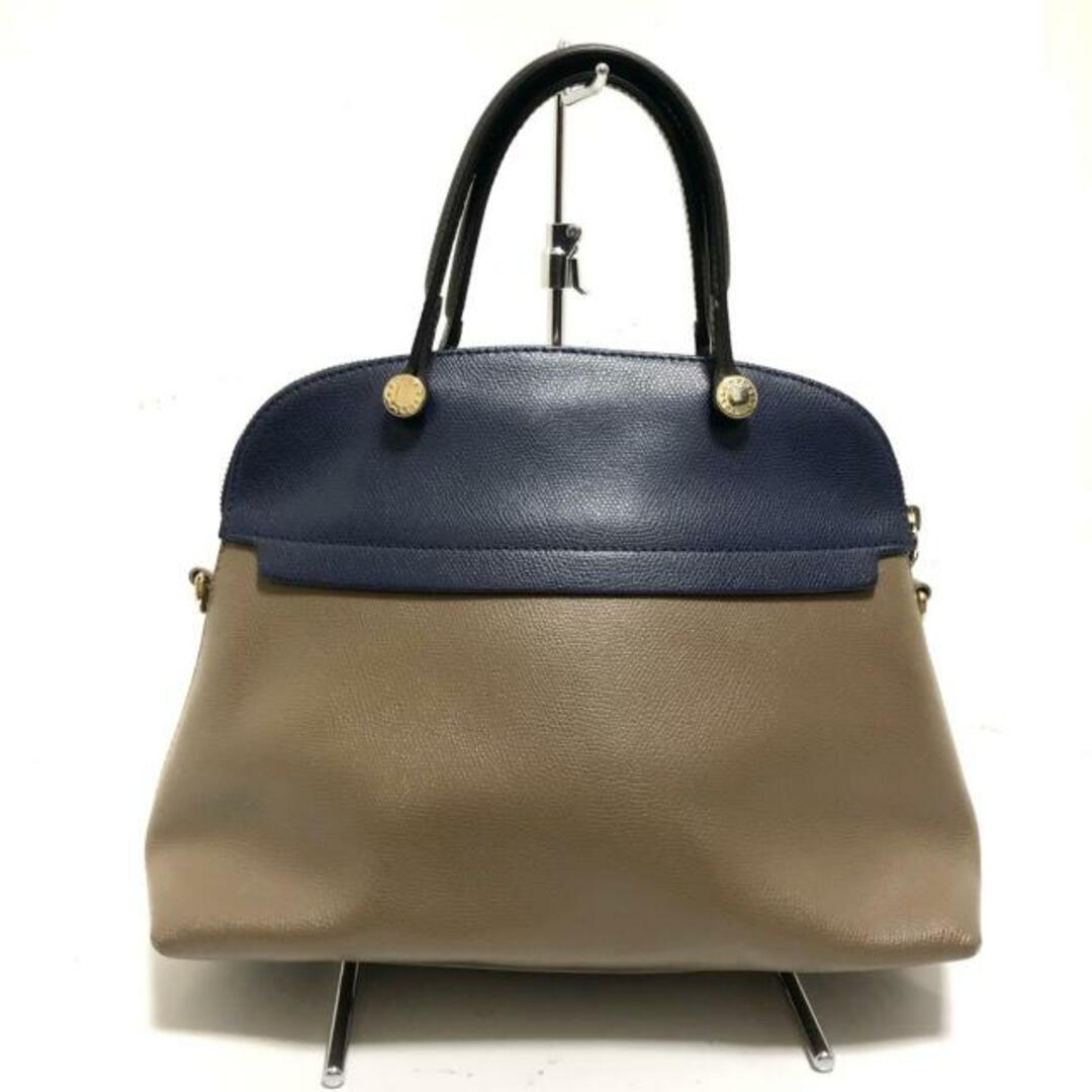 美品 フルラ FURLA ハンドバッグ パイパー レザー 01-21112936