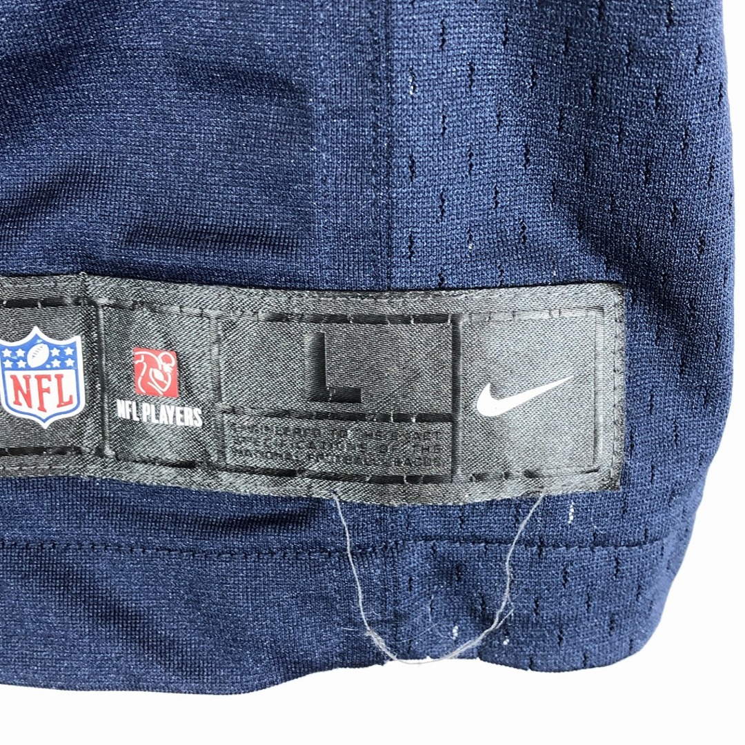 NIKE(ナイキ)のNIKE ナイキ NFL ダラス・カウボーイズ ゲームシャツ ユニフォーム プロチーム アメフト ネイビー (メンズ L) 中古 古着 O8246 メンズのトップス(その他)の商品写真