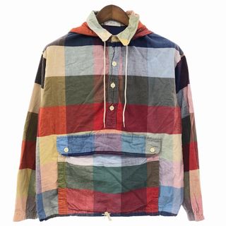 Country Squire Shop コットン アノラック パーカー アメカジ アイビー プレッピー マルチカラー (メンズ Lサイズ相当) 中古 古着 O9265(パーカー)