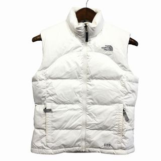 ザノースフェイス(THE NORTH FACE)のSALE// THE NORTH FACE ノースフェイス ダウン ベスト アウトドア ホワイト (ガールズ M) O9254(その他)