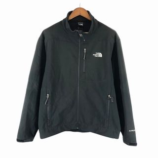 ザノースフェイス(THE NORTH FACE)のTHE NORTH FACE ノースフェイス APEX ソフトシェルジャケット アウトドア キャンプ アウター 防寒 ブラック (メンズ XL) 中古 古着 O9318(その他)