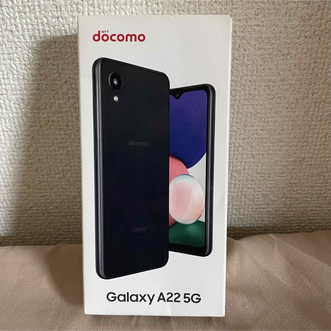 Galaxy A22 5G ブラック 64 GB docomo スマホ/家電/カメラのスマートフォン/携帯電話(スマートフォン本体)の商品写真