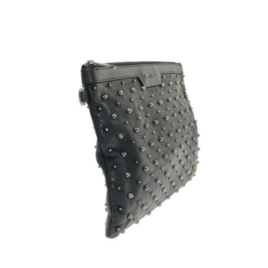 JIMMY CHOO - ジミーチュウ クラッチバッグ デレク 黒の通販 by ブラン ...