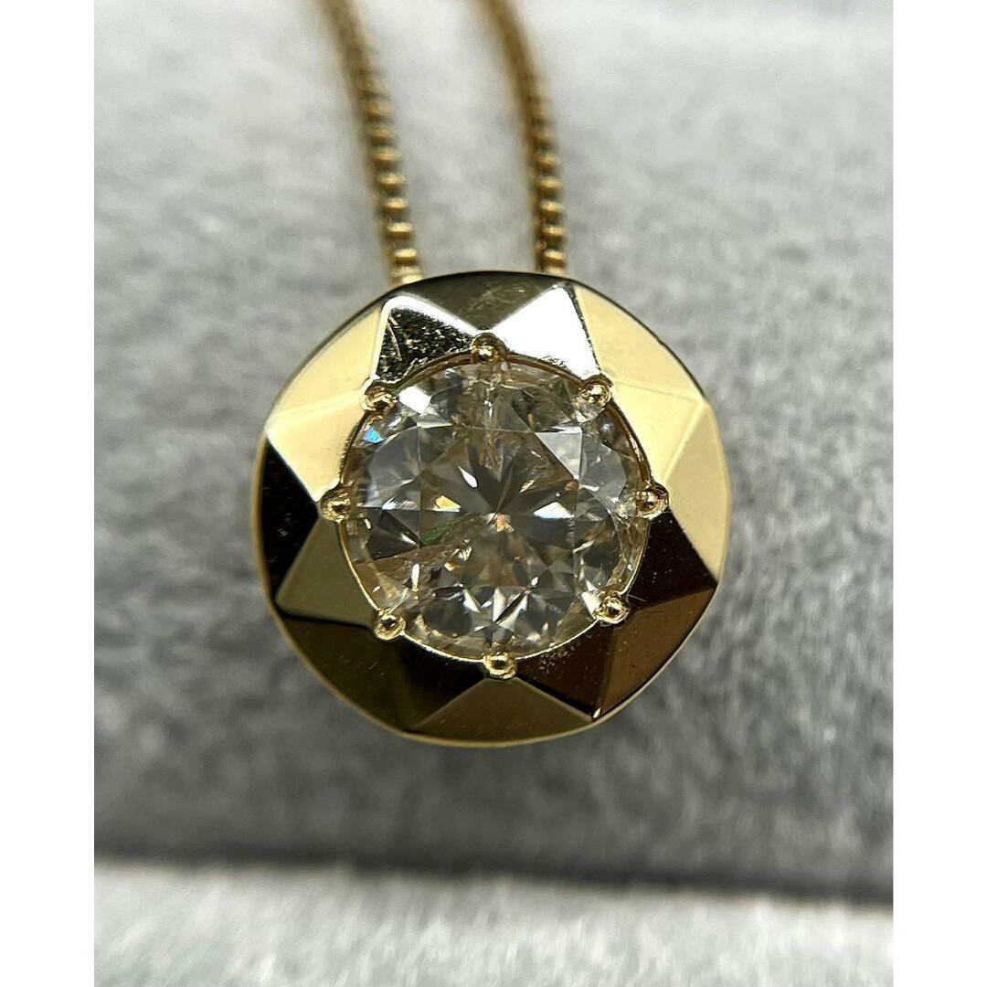 JJ272★高級 ダイヤモンド0.53ct K18 ネックレス レディースのアクセサリー(ネックレス)の商品写真