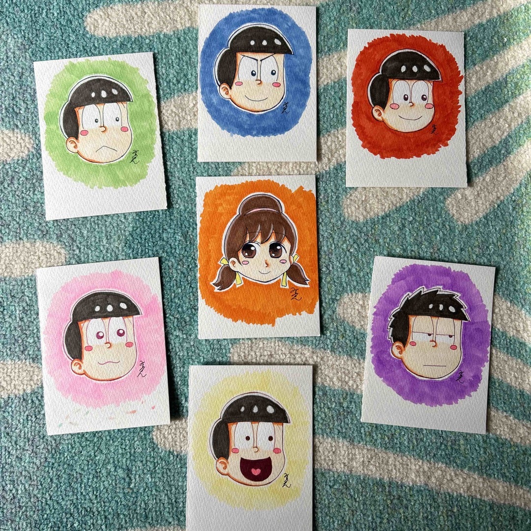 おそ松さんイラスト エンタメ/ホビーのアニメグッズ(その他)の商品写真