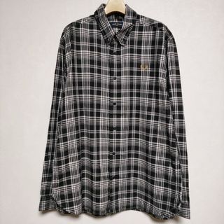 【激レア！】FRED PERRY ドット　プリーツ　長袖シャツ　美品