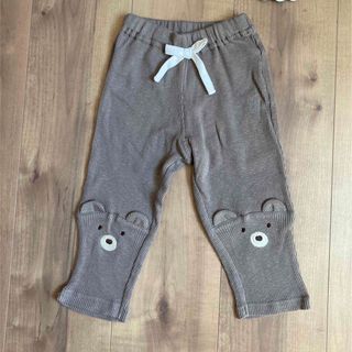 シマムラ(しまむら)の新品　100サイズ　パンツ　ミモランド　くま(パンツ/スパッツ)