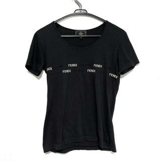 フェンディ 半袖Ｔシャツ size:42 レーヨン92％ ウレタン8％ 茶×バッグ柄 FENDI【質屋】