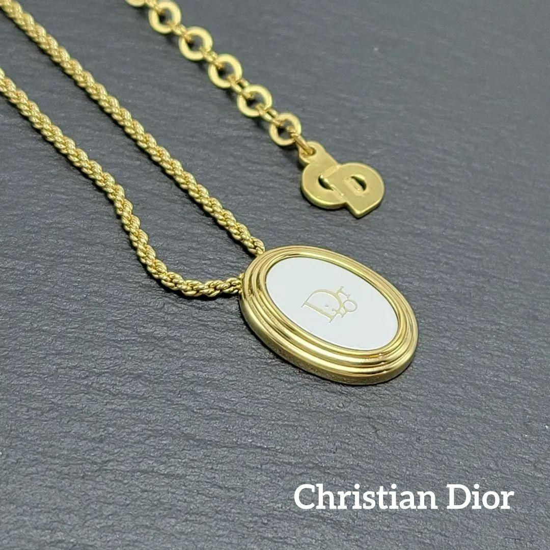 15500円 トロッター Dior オーバル 【美品】Christian ネックレス