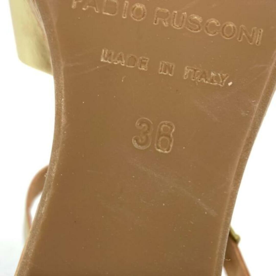 FABIO RUSCONI(ファビオルスコーニ)のファビオルスコーニ サンダル 36美品  - レディースの靴/シューズ(サンダル)の商品写真
