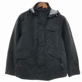 ティンバーランド(Timberland)のSALE///// Timberland ティンバーランド DRYVENT コットン ジップアップ ジャケット  防水  アウトドア  ブラック (メンズ L) O9373(その他)