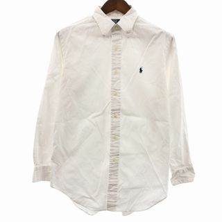 ポロラルフローレン(POLO RALPH LAUREN)のPolo by Ralph Lauren ポロバイラルフローレン ワンポイントロゴ 長袖シャツ アメカジ ホワイト (メンズ 15 1/2) 中古 古着 O9378(シャツ)